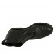 Stivaletto da donna con cerniera e laccio posteriori in pelle nera tacco 3 - Misure disponibili: 32, 33, 44