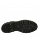 Bottines pour femmes en cuir noir avec élastiques talon 3 - Pointures disponibles:  32, 33, 43, 44