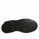 Botin para mujer con cordones y cremallera en gamuza negra tacon 3 - Tallas disponibles:  32