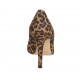 Zapato de salon puntiagudo en gamuza moteada beis para mujer tacon 9 - Tallas disponibles:  31