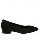 Decolté a punta da donna in camoscio nero tacco 2 - Misure disponibili: 32, 33, 34, 43, 45