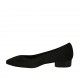 Decolté a punta da donna in camoscio nero tacco 2 - Misure disponibili: 32, 33, 34, 43, 45