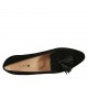 Woman's loafer with tassels in black suede heel 2 - Available sizes:  34