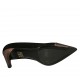 Decolté a punta da donna in pelle bronzo e camoscio nero tacco 7 - Misure disponibili: 31, 32, 34, 43, 45, 47