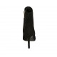 Stivaletto a punta da donna con cerniera in camoscio nero tacco 8 - Misure disponibili: 31