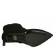 Stivaletto a punta da donna con cerniera in camoscio nero tacco 8 - Misure disponibili: 31
