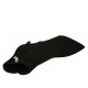 Bottines à bout pointu pour femmes avec fermeture éclair en daim noir talon 8 - Pointures disponibles:  31