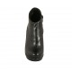 Botines con cremallera para mujeres con plataforma en piel de color negro con tacon 9 - Tallas disponibles:  32
