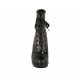 Stivaletto stringato da donna con plateau in pelle nera tacco 10 - Misure disponibili: 31, 32, 33, 34