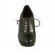 Scarpa stringata da donna con plateau in pelle nera tacco 9 - Misure disponibili: 32, 34, 42, 43