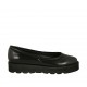 Ballerina da donna in pelle nera zeppa 3 - Misure disponibili: 42