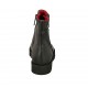 Stivaletto da donna con cerniere in pelle nera zeppa 3 - Misure disponibili: 34, 43