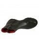 Stivaletto da donna con cerniere in pelle nera zeppa 3 - Misure disponibili: 34, 43