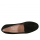 Mocassin pour femmes en daim noir talon 2 - Pointures disponibles:  32