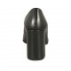 Escarpin à bout pointu pour femmes en cuir de couleur noir talon carré 8 - Pointures disponibles:  32, 34