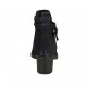 Stivaletto da donna con cerniera e fibbia in camoscio blu tacco 5 - Misure disponibili: 34, 43, 44