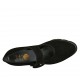 Escarpin pour femmes avec courroie en daim noir talon 6 - Pointures disponibles:  42, 43, 44