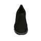 Scarpa accollata da donna con elastici in camoscio nero zeppa 5 - Misure disponibili: 34, 42, 43