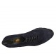 Chaussure richelieu à lacets pour femmes en daim bleu talon 6 - Pointures disponibles:  42, 43, 44