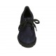 Zapato para mujer con cordones en gamuza azul tacon 7 - Tallas disponibles:  33, 42, 43, 44