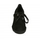 Scarpa stringata da donna in camoscio nero tacco 7 - Misure disponibili: 33, 42, 43, 44