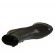 Stivaletto da donna con cerniera e borchie in pelle nera tacco 7 - Misure disponibili: 44
