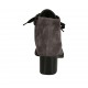 Stivaletto stringato da donna con cerniera in camoscio grigio tacco 5 - Misure disponibili: 32, 34, 44
