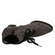 Bottines pour femmes avec lacets et fermeture éclair en daim gris talon 5 - Pointures disponibles:  32, 34, 44