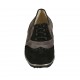 Scarpa stringata oxford da donna in camoscio nero e taupe zeppa 4 - Misure disponibili: 33, 43, 44