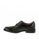 Zapato oxford para mujer con cordones en charol negro con diseño Brogue tacon 2 - Tallas disponibles:  32, 33, 43, 44