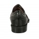 Zapato oxford para mujer con cordones en charol negro con diseño Brogue tacon 2 - Tallas disponibles:  32, 33, 43, 44