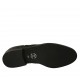 Zapato oxford para mujer con cordones en charol negro con diseño Brogue tacon 2 - Tallas disponibles:  32, 33, 43, 44