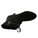 Bottine pour femmes à lacets avec fermeture éclair et plateforme en cuir et daim noir talon 11 - Pointures disponibles:  31, 32, 43