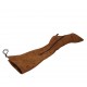 Stivale al ginocchio da donna in camoscio elasticizzato beige con laccio e cerniera tacco 8 - Misure disponibili: 32, 33, 42, 43