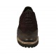 Chaussure richelieu à lacets pour femmes en daim et cuir marron talon 3 - Pointures disponibles:  42, 43, 44, 45