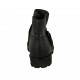 Stivaletto da donna con fibbia e cerniera in pelle nera tacco 3 - Misure disponibili: 32, 33, 34, 43, 44, 45