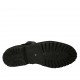 Stivaletto da donna con fibbia e cerniera in pelle nera tacco 3 - Misure disponibili: 32, 33, 34, 43, 44, 45