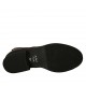 Botin para mujer con cordones, puntera y cremallera en piel granate violeta tacon 3 - Tallas disponibles:  44, 45