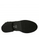 Botin para mujer con cordones, cremallera y puntera en piel negra tacon 3 - Tallas disponibles:  32