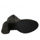 Stivaletto da donna con cerniera e borchie in pelle nera tacco 7 - Misure disponibili: 42, 43