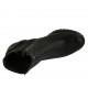 Stivaletto da donna con cerniera e borchie in pelle nera tacco 7 - Misure disponibili: 42, 43