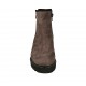 Bottines pour femmes en daim taupe avec fermetures éclair et semelle amovible talon 4 - Pointures disponibles:  32, 43, 44, 45
