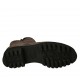 Stivaletto da donna in camoscio taupe con cerniere e plantare estraibile tacco 4 - Misure disponibili: 32, 43, 44, 45