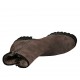 Bottines pour femmes en daim taupe avec fermetures éclair et semelle amovible talon 4 - Pointures disponibles:  32, 43, 44, 45