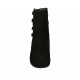 Stivaletto da donna con bottoni e cerniera in camoscio e camoscio stampato nero tacco 4 - Misure disponibili: 32