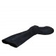 Stivale da donna con elastico, plantare estraibile e cerniera in camoscio blu tacco 4 - Misure disponibili: 32, 33, 34, 44