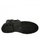 Botines para mujer con cremallera, hebilla, elastico y tachuelas en piel negra tacon 3 - Tallas disponibles:  33, 44