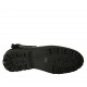 Stivaletto da donna con elastici in pelle nera e camoscio glitterato tacco 3 - Misure disponibili: 33, 34, 42, 43, 44, 45, 46