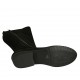 Bota para mujer con cremalleras en gamuza negra tacon 3 - Tallas disponibles:  46