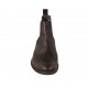Stivaletto da uomo con elastici e lavorazione Brogue in pelle colore bordeaux - Misure disponibili: 37, 38, 47, 48, 49, 50